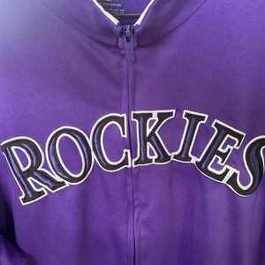 Rockies purple zip up.
